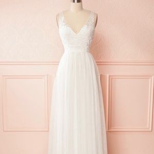 White wedding dress